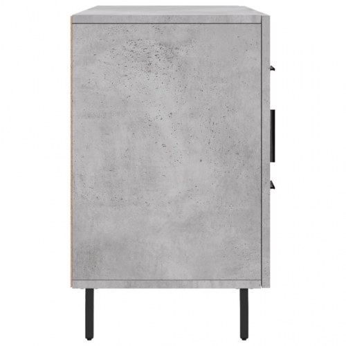 Skænk i konstrueret træ 100×36×60 cm - betongrå med metalben