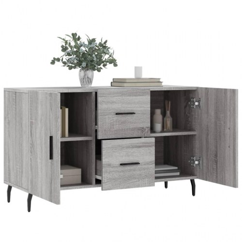 Skænk 100×36×60 cm i konstrueret træ - grå sonoma-eg
