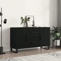 Skænk 100x36x60 cm konstrueret træ sort