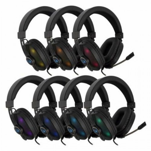 Gaming headset med mikrofon Ewent Play PL3321 - sort