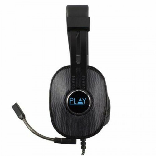 Gaming headset med mikrofon Ewent Play PL3321 - sort