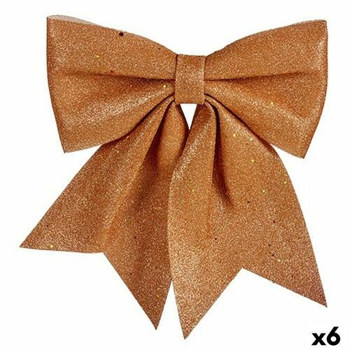 Lasso Julepynt Bronze Plastik 46 x 38 x 5 cm (6 enheder)
