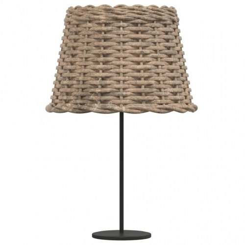 Lampeskærm Ø30 × 20 cm i flet - brun