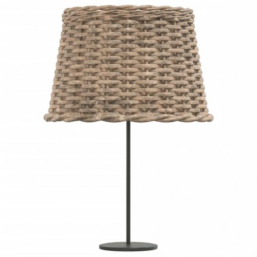 Lampeskærm Ø40 × 26 cm i flet - brun