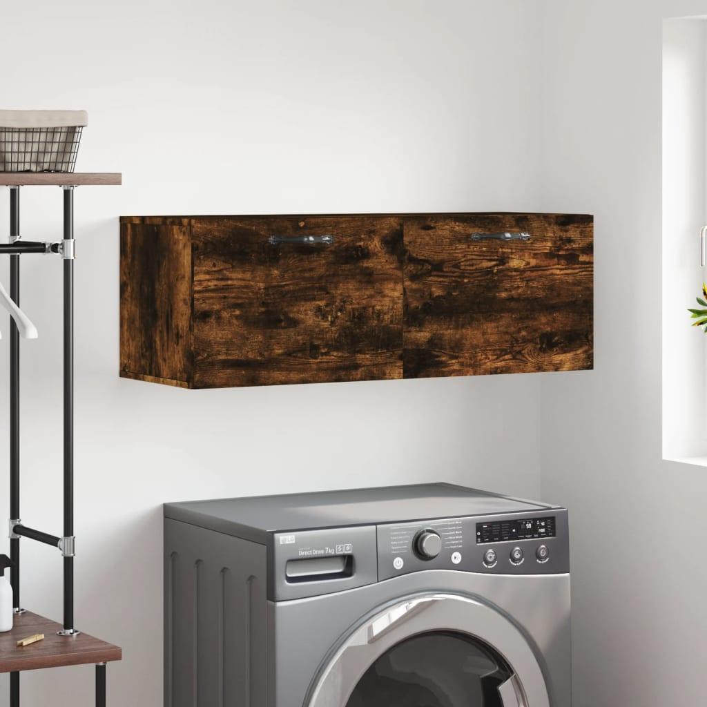 Vægskab 100×36,5×35 cm i konstrueret træ - røget sonoma-eg