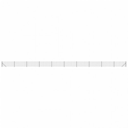 Trådhegn med flange 1,1x25 m antracitgrå
