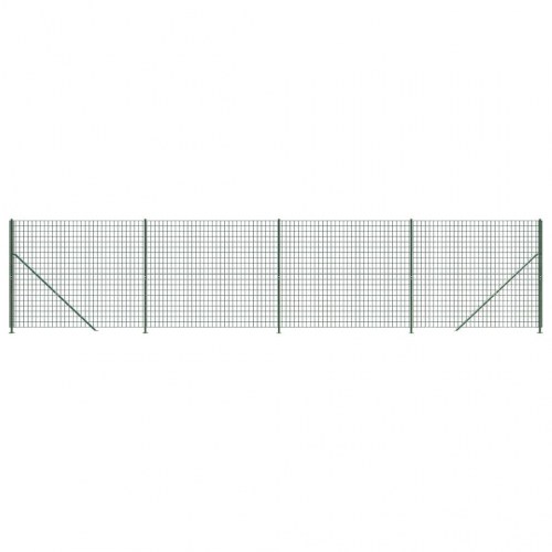 Trådhegn med flange 1,8x10 m grøn