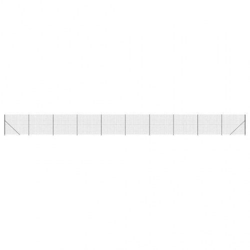 Trådhegn med flange 1,8x25 m antracitgrå