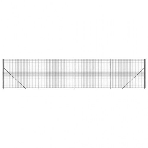 Trådhegn med flange 1,4x10 m antracitgrå