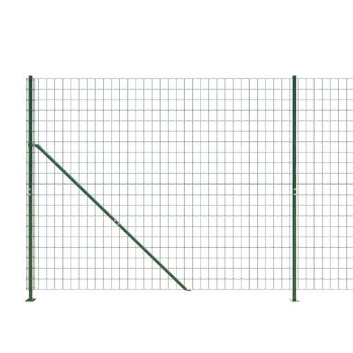Trådhegn med flange 1,6x10 m grøn