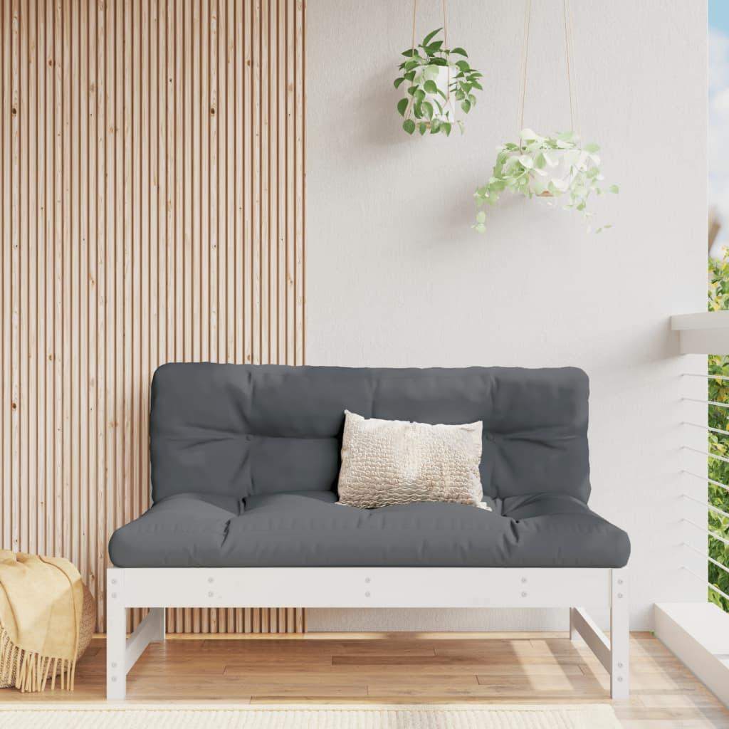 Midtermodul Til Sofa 120x80 Cm Massivt Fyrretræ Hvid