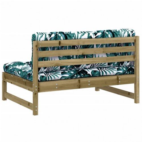 Midtermodul til sofa 120x80 cm imprægneret fyrretræ