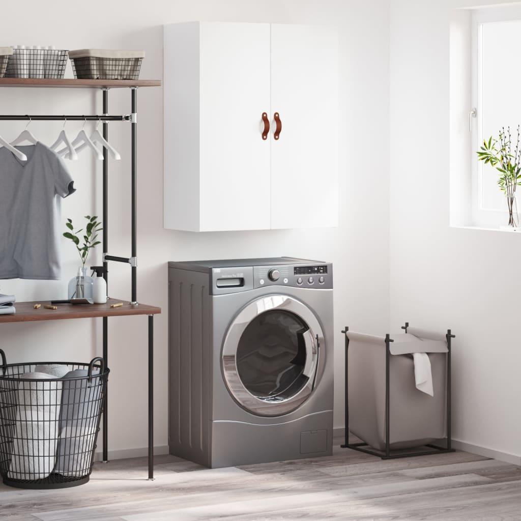 Væghængt skab 69,5x34x90 cm hvid