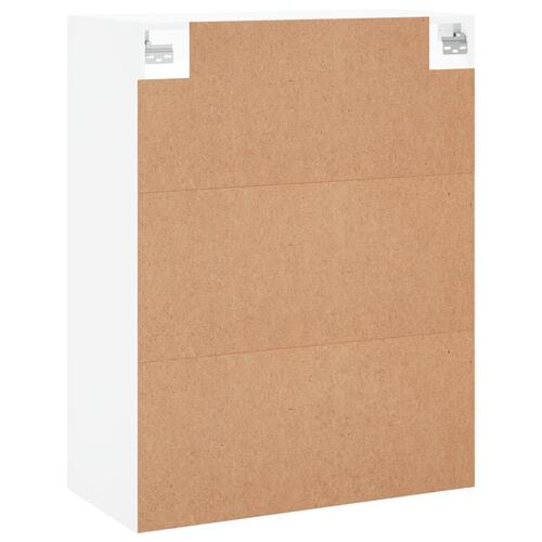 Væghængt skab 69,5x34x90 cm hvid