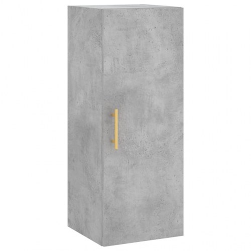 Vægskab 34,5 x 34 x 90 cm i konstrueret træ - betongrå