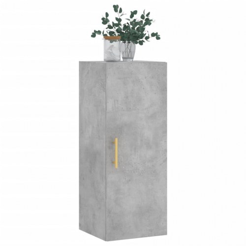 Vægskab 34,5 x 34 x 90 cm i konstrueret træ - betongrå