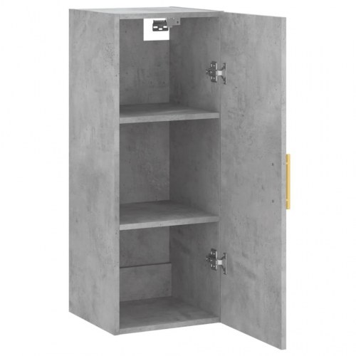 Vægskab 34,5 x 34 x 90 cm i konstrueret træ - betongrå
