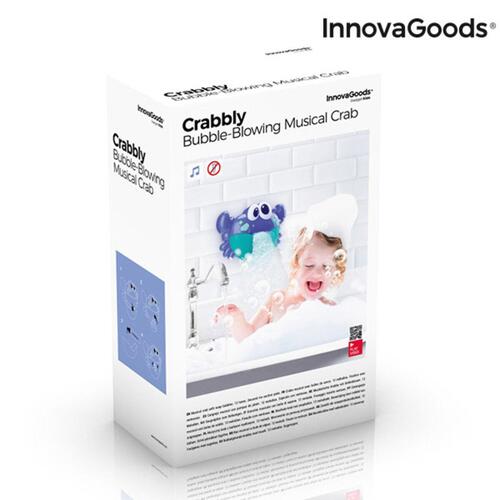 Musikalsk sæbeboble krabbe med til badet Crabbly IG814694 (OUTLET A)