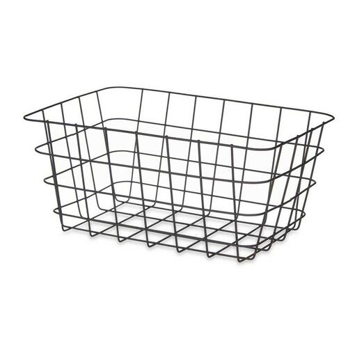 Multibrug kurv Sort Metal 30,3 x 14 x 22,5 cm Rektangulær (6 enheder)