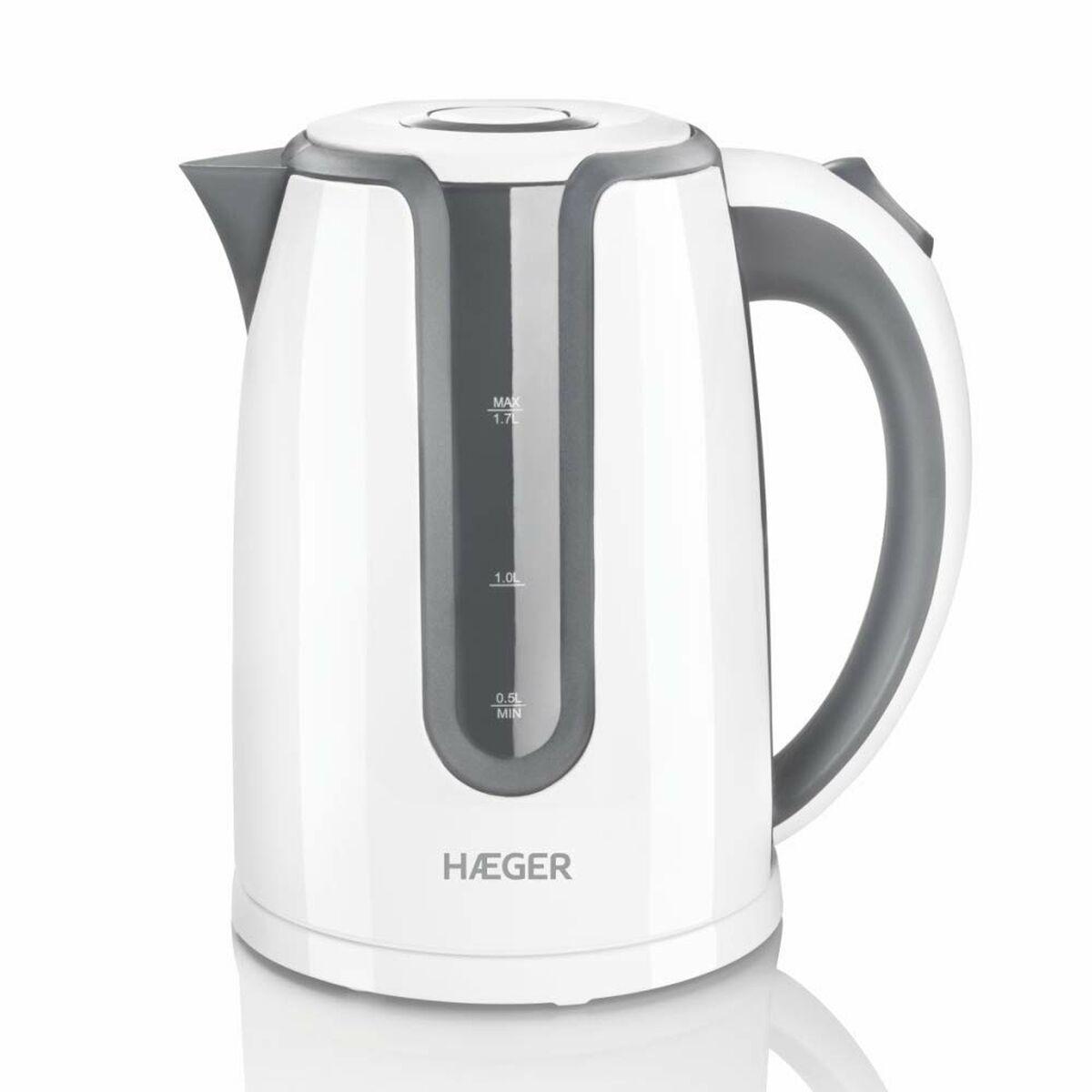 Haeger vandkedel EK-22G.019A - hvid, 1,7 l, 2.200 W