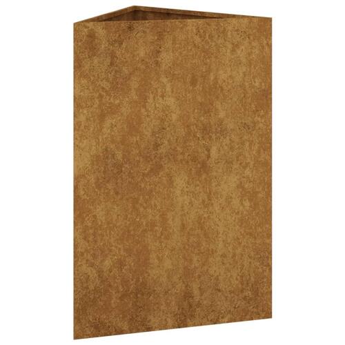 Plantekrukke 50x43x75 cm cortenstål