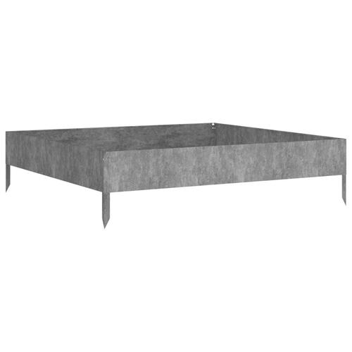 Højbed 100x100x26 cm cortenstål