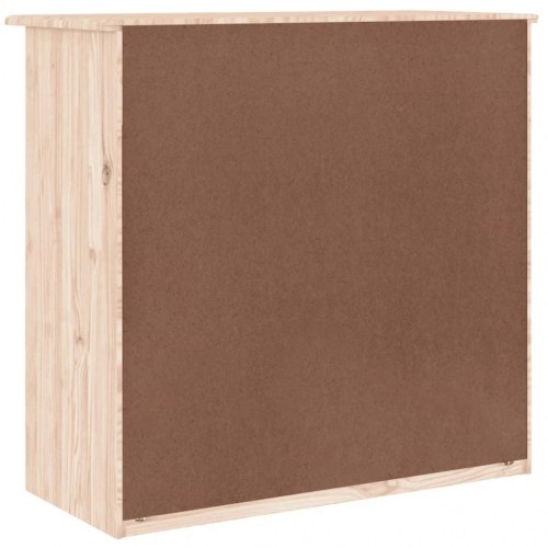 Kommode ALTA 77×35×73 cm i massivt fyrretræ - 5 skuffer