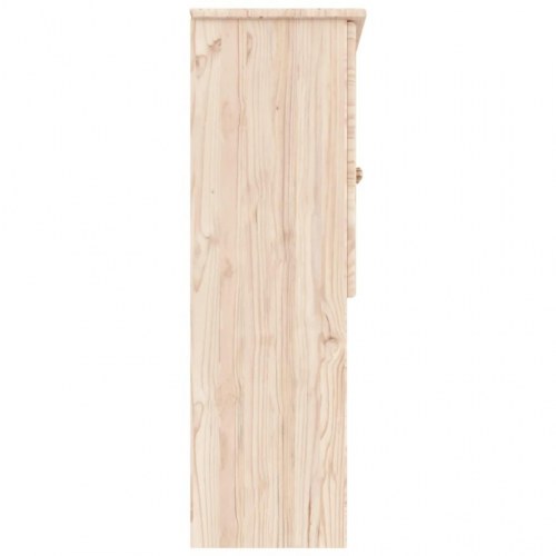 Skabstop til skænk ALTA 77×30×92 cm - massivt fyrretræ med glaslåger