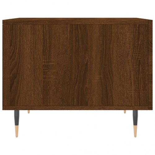 Sofaborde 2 stk. 50 x 50 x 40 cm - brun egetræsfarve