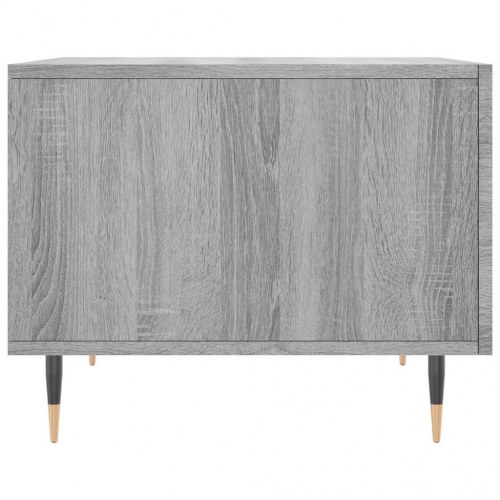 Sofaborde 2 stk. med skuffe 50 x 50 x 40 cm - grå sonoma-eg