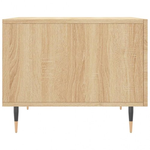Sofaborde 2 stk. med skuffe - sonoma-eg 50 x 50 x 40 cm