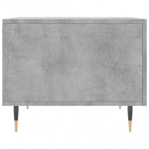 Sofaborde med skuffe 2 stk. - betongrå 50 x 50 x 40 cm