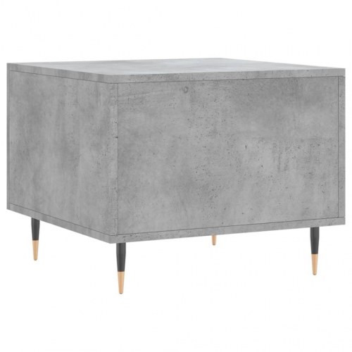 Sofaborde med skuffe 2 stk. - betongrå 50 x 50 x 40 cm