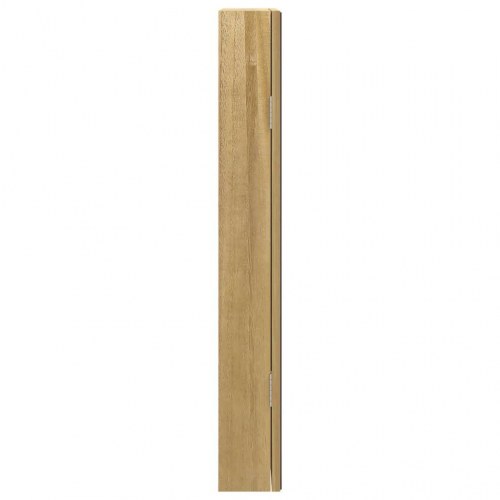 Væghængt spejlskab med LED-lys - låsbart smykkeskab 31,5 × 9 × 67 cm