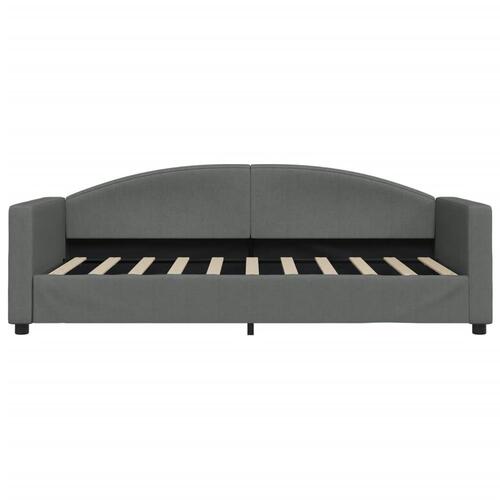 Daybed 90x190 cm stof mørkegrå