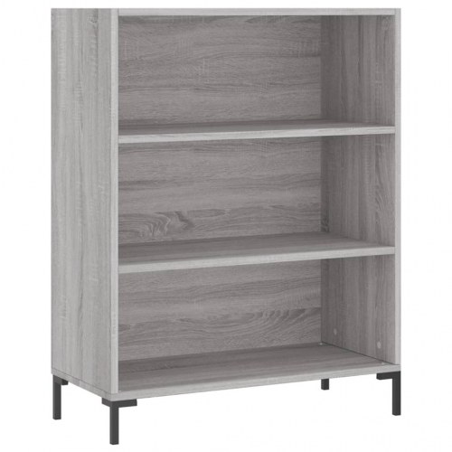 Højskab 69,5×34×180 cm i konstrueret træ - grå sonoma-eg