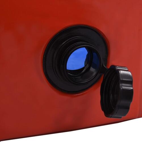 Foldbart hundebassin 120 x 30 cm PVC rød