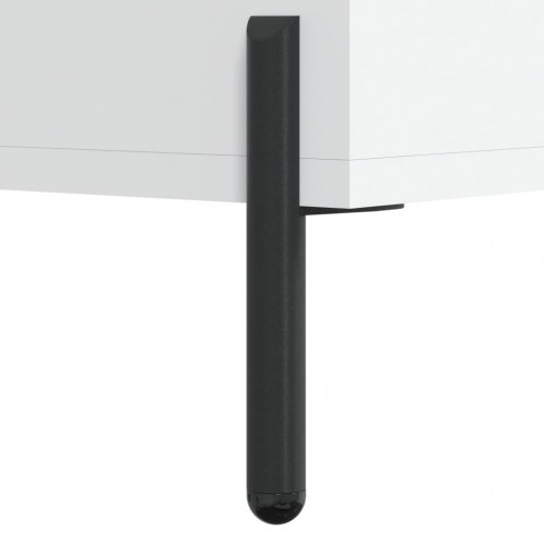 Højskab/skænk i konstrueret træ - hvid 34,5 × 34 × 180 cm