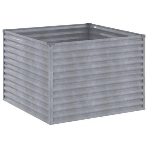 Højbed 100×100×69 cm i cortenstål - firkantet plantekasse