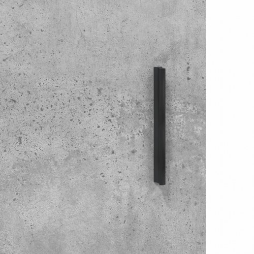 Højskab 69,5×34×180 cm i konstrueret træ - betongrå