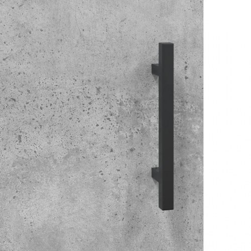 Højskab 69,5×34×180 cm i konstrueret træ - betongrå