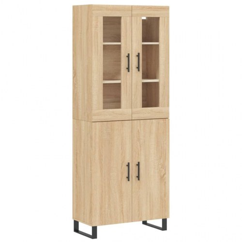 Højskab 69,5×34×180 cm i konstrueret træ - sonoma-eg