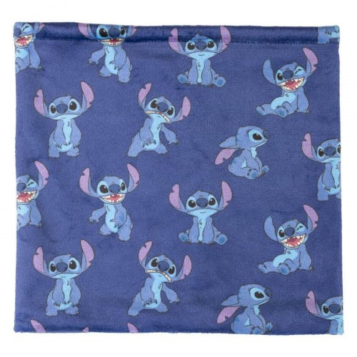 Halstørklæde/neck warmer til børn - Stitch, mørkeblå