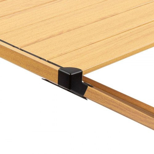 Campingbord Aktive Glamping Sabana - sammenklappeligt aluminium, jord, 88,5 × 70,5 × 43 cm