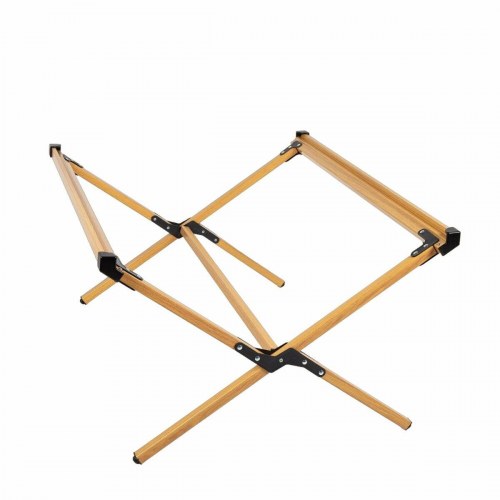 Campingbord Aktive Glamping Sabana - sammenklappeligt aluminium, jord, 88,5 × 70,5 × 43 cm