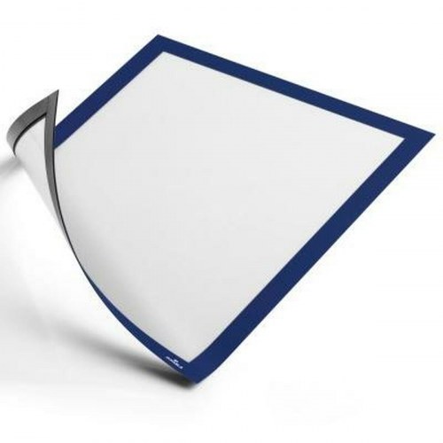 Durable informationsramme magnetisk A4 - mørkeblå (5 stk.)
