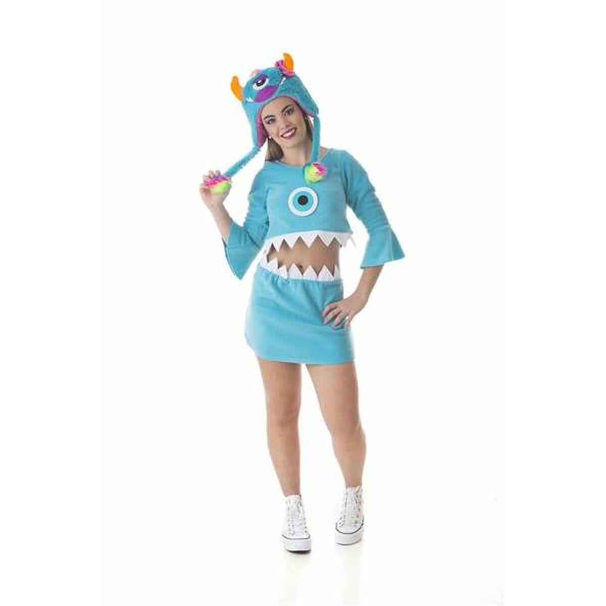 Kostume til voksne Blå Monster (2 Dele) S