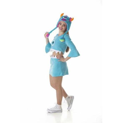 Kostume til voksne Blå Monster (2 Dele) S