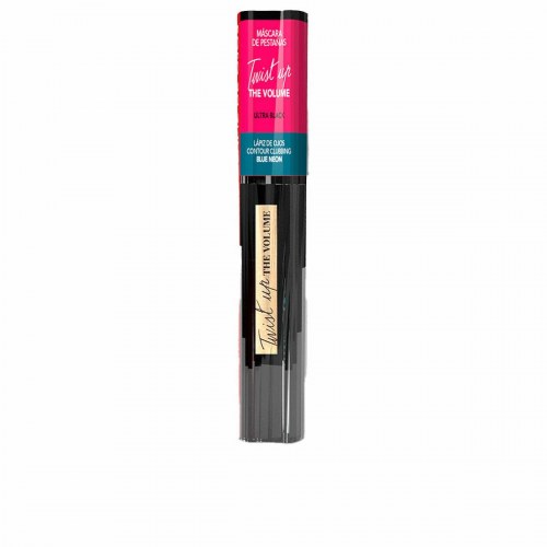 Mascara & eyeliner sæt Bourjois Twist Up + Contour Clubbing ultra black / Blue Neon - 2 dele