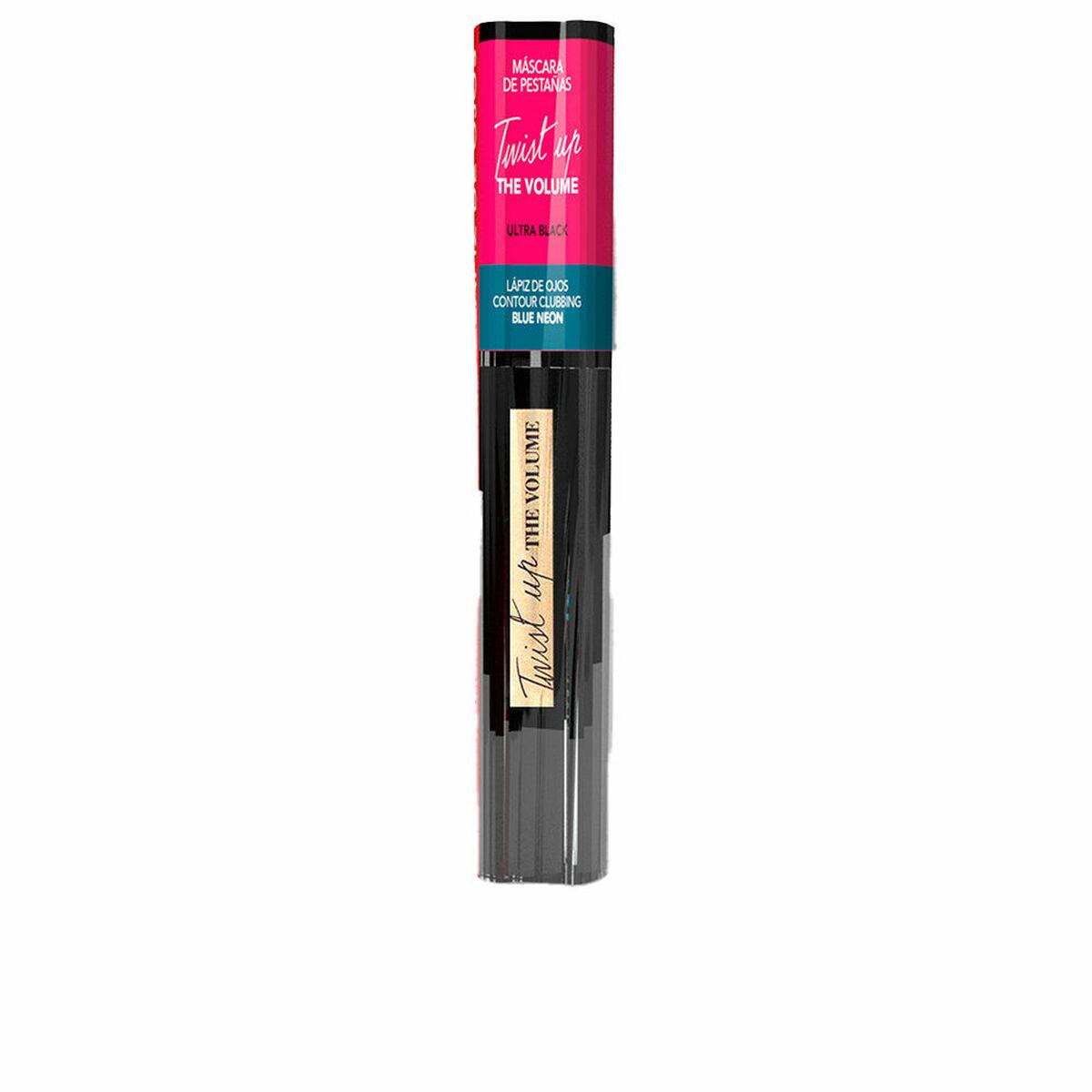 Mascara & eyeliner sæt Bourjois Twist Up + Contour Clubbing ultra black / Blue Neon - 2 dele